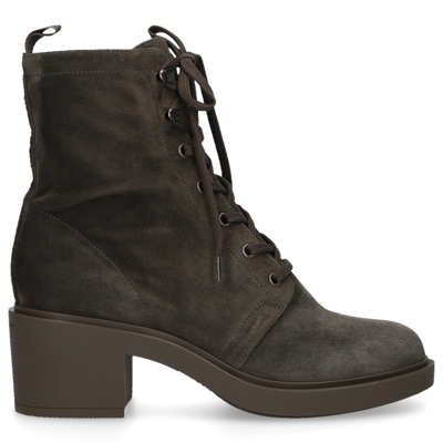 Shop Gianvito Rossi Ankle Boots Foster Suede In Grün