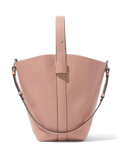 Shop Proenza Schouler White Label Sullivan Leather Bucket Bag In Pink