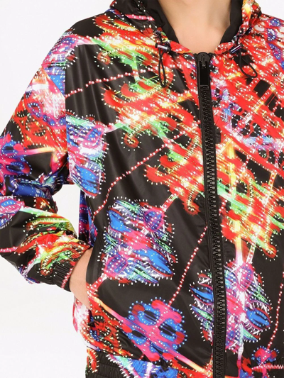 Shop Dolce & Gabbana Luminaire-print Lightweight Jacket In Multicolour