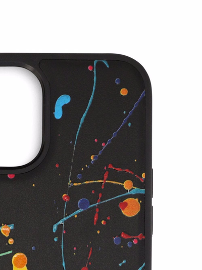 Shop Dolce & Gabbana Abstract Print Iphone Case In Black