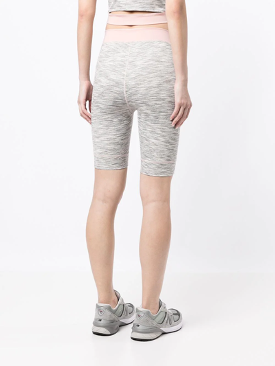 Shop Onefifteen X Beyond The Radar Stretch-fit Cycling Shorts In Grey