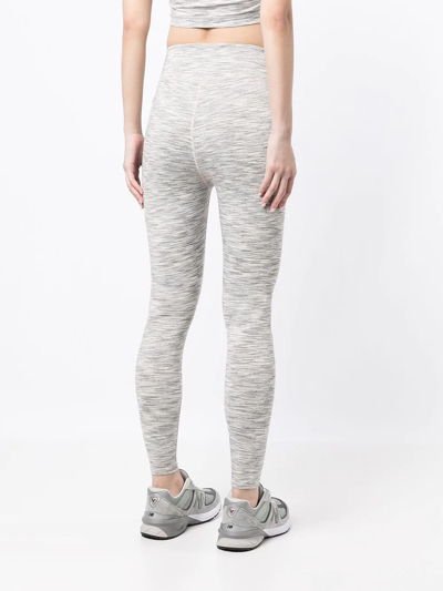 Onefifteen X Beyond The Radar Woven Mélange Leggings In Grey