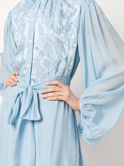 Sachin & Babi Beatrix Long Dress In Blue