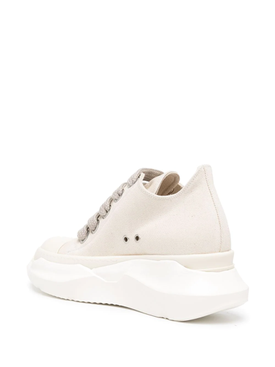 Rick Owens Drkshdw Abstract Low Sneakers In White | ModeSens