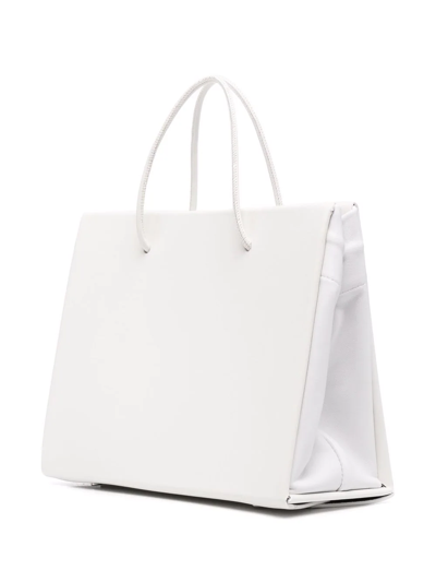 Shop Medea Square Tote Bag In White