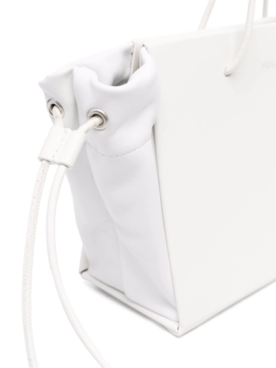Medea Square Tote Bag In White