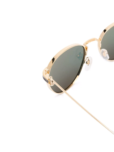 Cartier Pantos-frame Sunglasses In Gold
