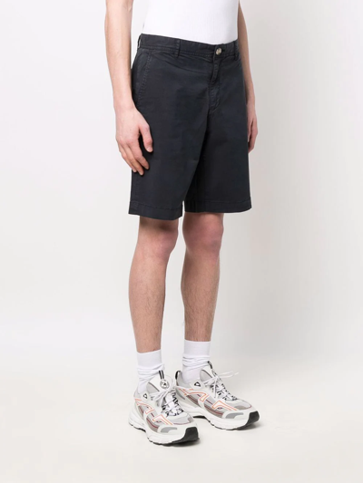 Shop Woolrich Classic Chino Shorts In Blue