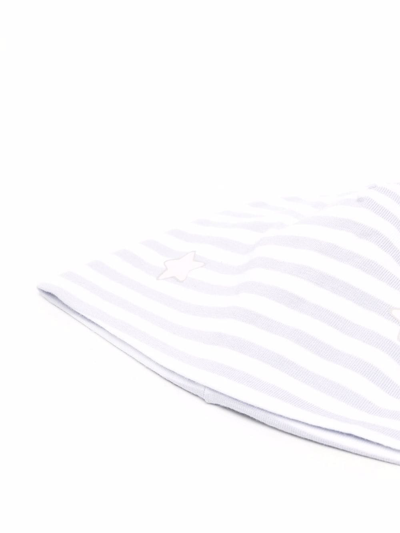 La Stupenderia Stripe-print Beanie In White