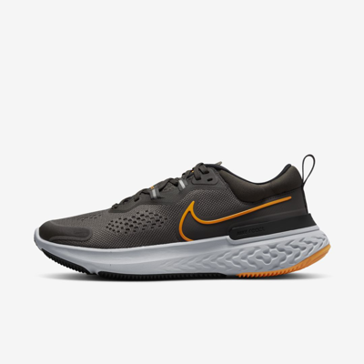 Shop Nike Men's React Miler 2 Road Running Shoes In Brown