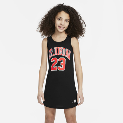 Shop Jordan Big Kids' (girls') Dress In Black