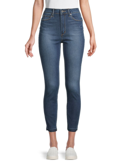 Shop Articles Of Society Women's Heather High-rise Cropped Jeans In Bilbao