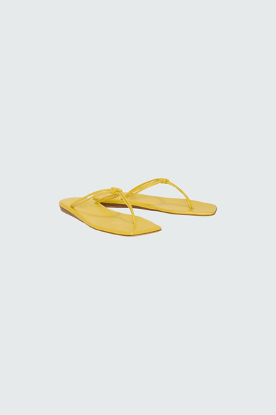 Shop Dorothee Schumacher Colorful Vibes Cord Sandal In Gelb