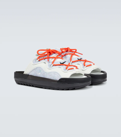 Shop Nike Offline 2.0 Sandals In Summit White/summit White-team