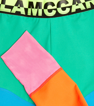 Shop Stella Mccartney Colorblocked Leggings In Multicolor