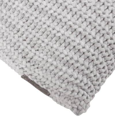 Brunello Cucinelli Cotton-blend Knit Pillow