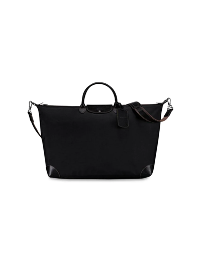 Shop Longchamp Men's Boxford Xl Nylon Travel Bag In Black