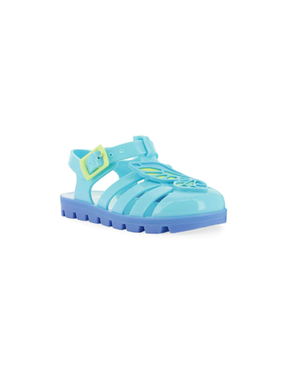 Shop Sophia Webster Little Girl's & Girl's Butterfly Jelly Sandals In Spearmint