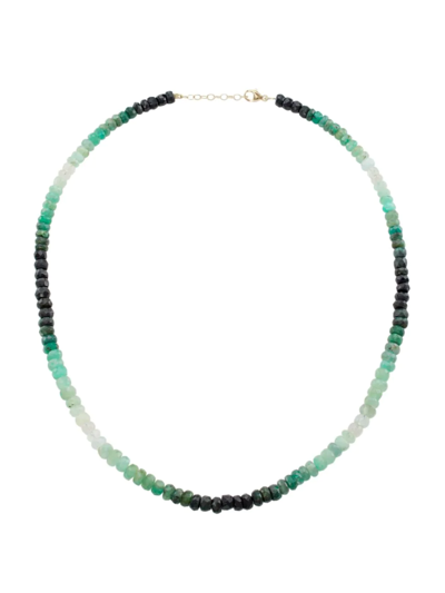 Shop Jia Jia Women's Arizona Emerald Beaded Necklace
