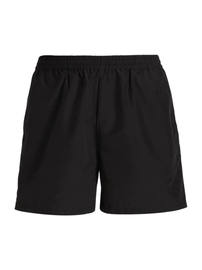 Shop John Elliott Men's Himalayan Nylon Shorts In Black