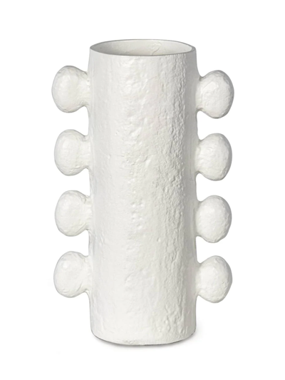 Shop Regina Andrew La Modern Sanya Metal Vase In White