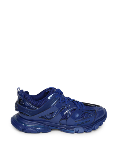 Shop Balenciaga Track Sneaker Metallic Blue