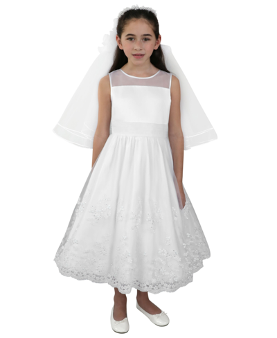 Shop Us Angels Big Girls The Mia Communion Dress In White