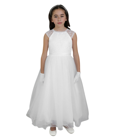 Shop Us Angels Big Girls The Helena Communion Dress In White