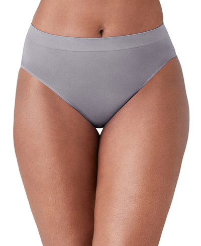 Shop Wacoal B-smooth Hi Cut Brief Underwear 834175 In Silver Sconce