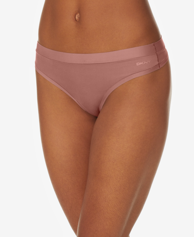 Shop Dkny Active Comfort Thong Dk8961 In Rosewood