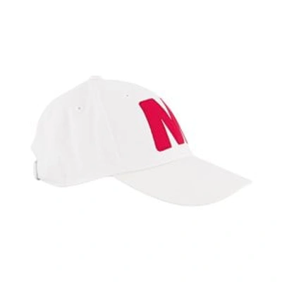 Shop Marni White M Logo Baseball Cap