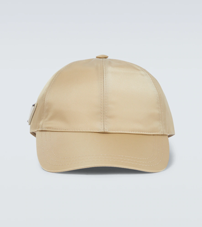 Prada Re-nylon Baseball Cap In Deserto