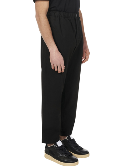 Shop Jil Sander Trousers In Black