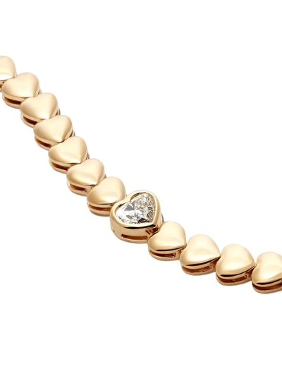 Shop Anita Ko 18kt Yellow Gold Diamond Tennis Bracelet