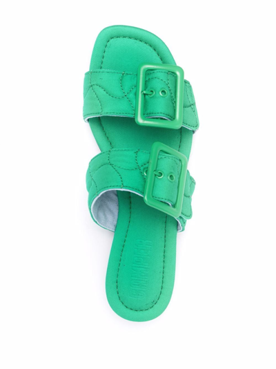 Camper Casi Myra Double-strap Sandals In Grün