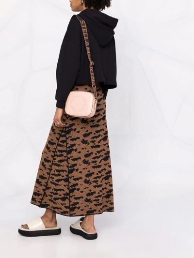Stella Mccartney Blush Pink Faux Leather Crossbody Bag In Rosa