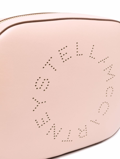 Stella Mccartney Blush Pink Faux Leather Crossbody Bag In Rosa