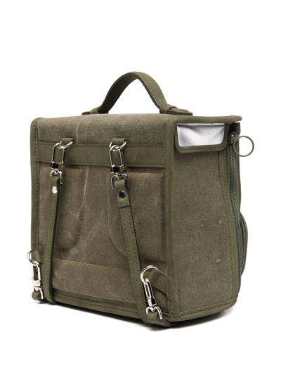 Readymade Mini Logo Embossed Backpack In Grün
