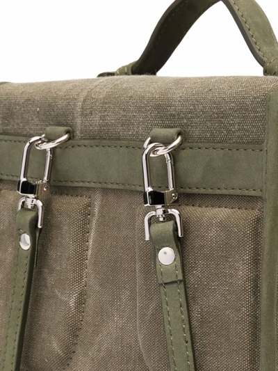 Readymade Mini Logo Embossed Backpack In Grün