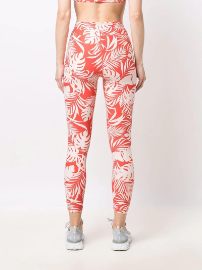 THE UPSIDE SABAL BOTANICAL-PRINT LEGGINGS 