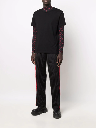 Vetements Straight-leg Track Pants In Schwarz