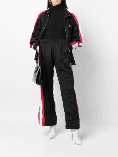 Vetements Straight-leg Track Pants In Schwarz