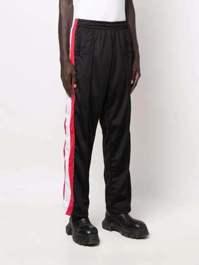 Vetements Straight-leg Track Pants In Schwarz