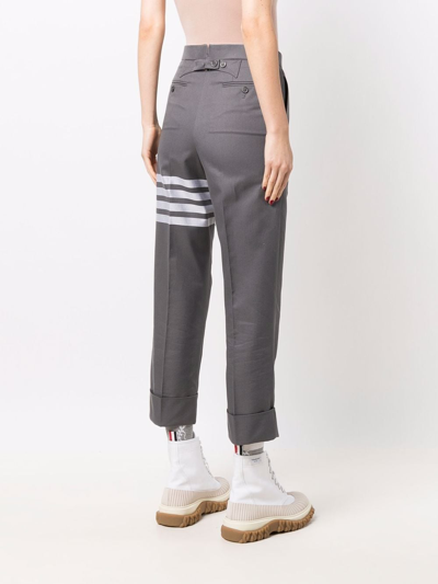 Shop Thom Browne Trousers Clothing In Grey