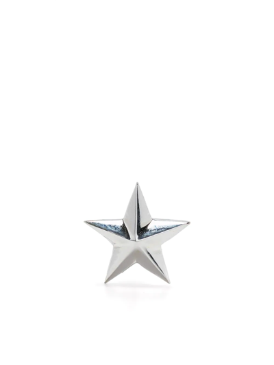 Shop True Rocks Star Stud Single Earring In Silver