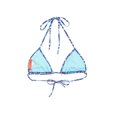 Shop La Doublej Triangle Bikini Top In Conchiglie