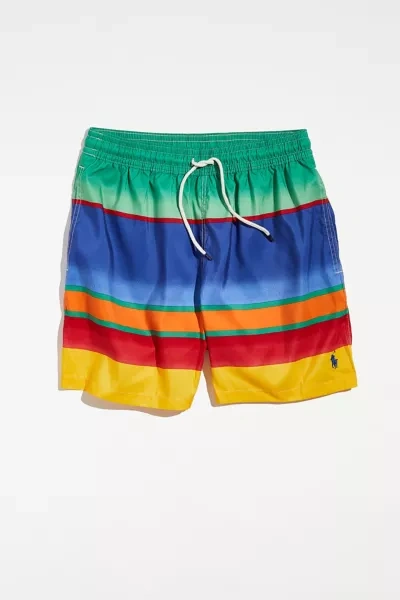 Shop Polo Ralph Lauren Stripe Swim Short In Assorted