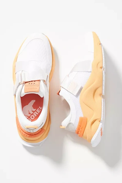 Shop Sorel Kinetic Rnegd Strap Sneaker In White