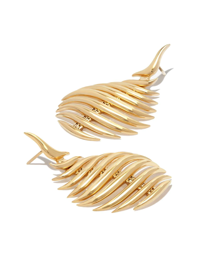 Fernando Jorge 18k Yellow Gold Flame Small Drop Earrings In Gold