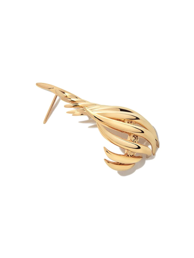 Fernando Jorge 18k Yellow Gold Flame Small Drop Earrings In Gold